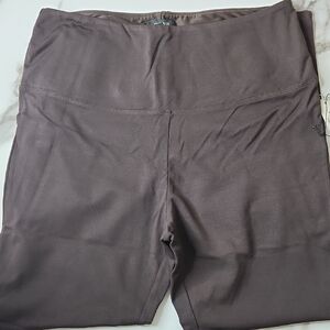 Jones New York Chocolate High-Waisted Leggings